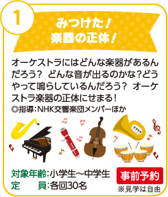 みつけた！楽器の正体！